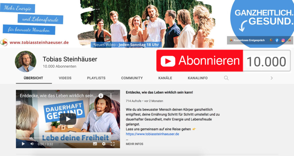 YouTube Tobias Steinhaeuser Social Proof
